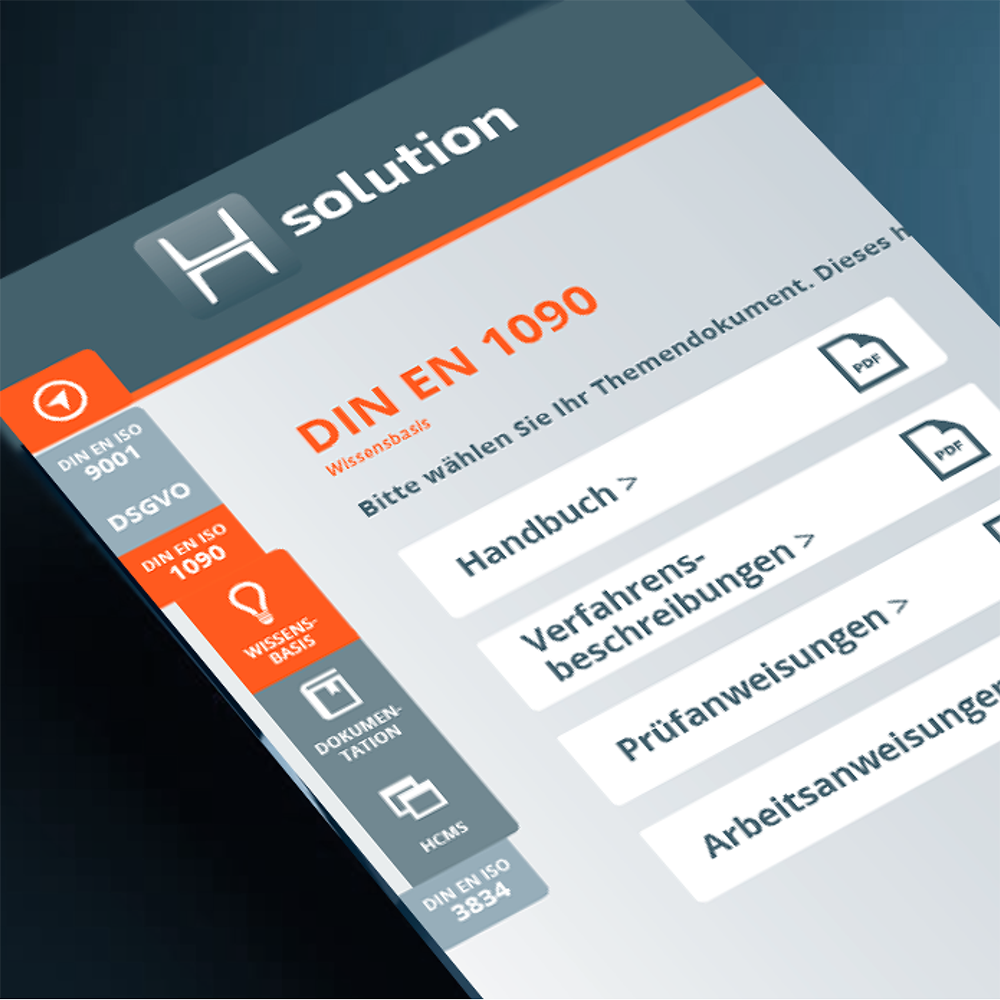 h solution blick in arbeitsumgebung